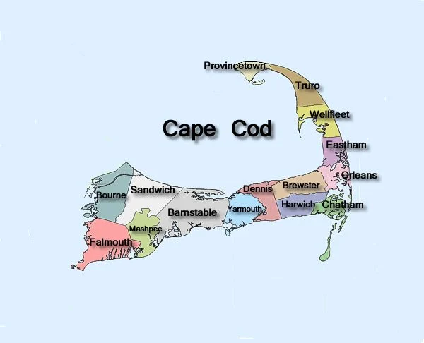 Cape Cod Map With Towns | torresmascarenhas.com