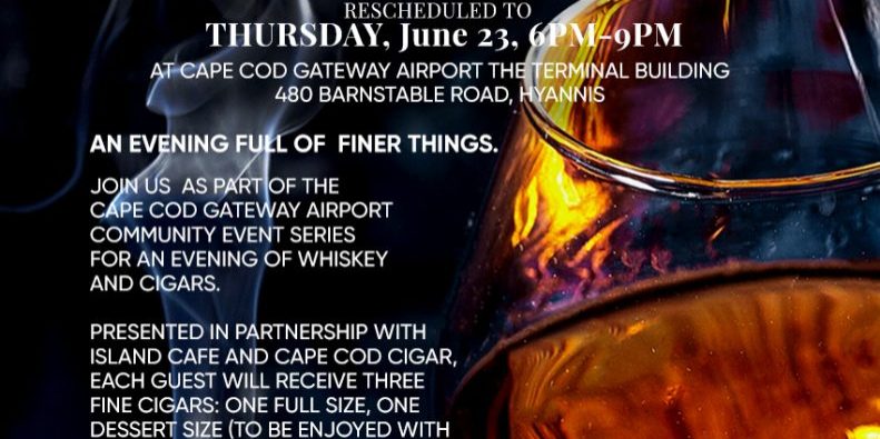 Event Flyer – Cigars & Whiskey